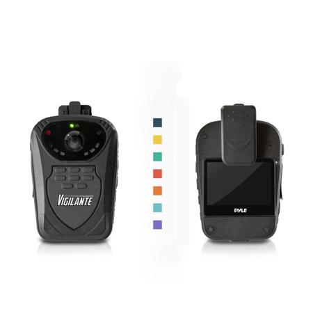 Pyle PPBCM10 Vigilante Full HD Body Camera with Built-In 16GB Memory