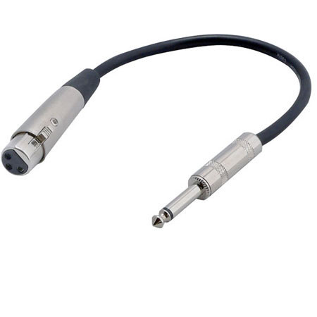 Pyle PPFMXLR01 12 Gauge 6" 1/4" to XLR Female Cable