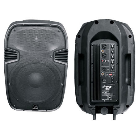 Pyle PPHP1085A 10" 600 Watts Powered 2 Way Plastic Molded Speaker System