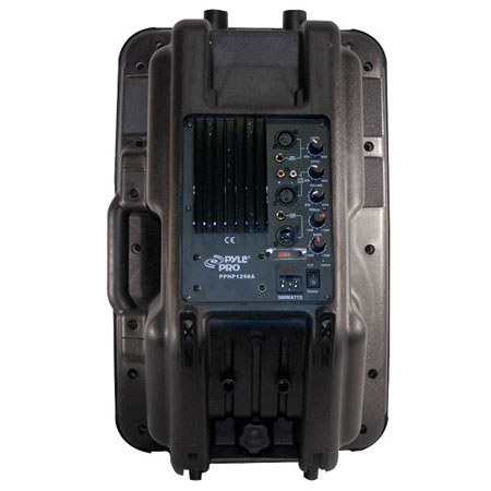 Pyle PPHP1298A 12" 800 Watts Powered Two-Way Plastic Molded Speaker System