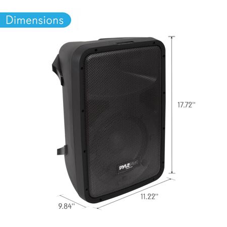 Pyle PPHP28AMX 2-Way 8" 300W Dual Bluetooth Enabled PA Speakers Kit