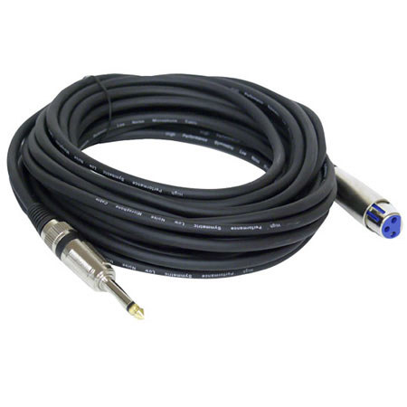 Pyle PPMJL50 50ft. Professional Microphone Cable, 1/4" Male to XLR Female