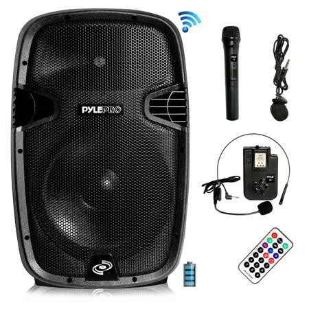 Pyle PPHP1241WMU 2-Way 12" 1000W Active PA Speaker System Kit