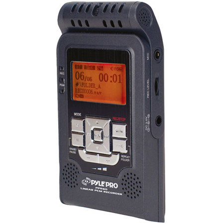 Pyle PPR80 Linear PCM Portable Digital Audio Recorder