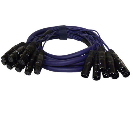 Pyle PPSN811 10ft 8 Channel XLR Male to XLR Female Snake Cable
