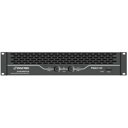 Pyle PQA5100 19" Rack Mount 5100 Watts Professional Power Amplifier