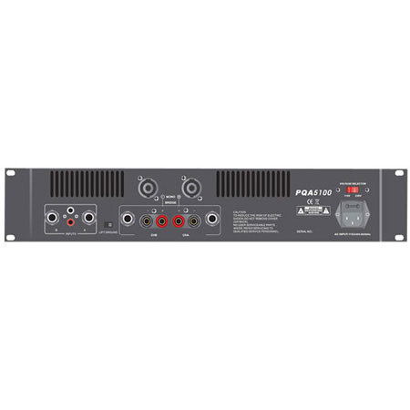 Pyle PQA5100 19" Rack Mount 5100 Watts Professional Power Amplifier