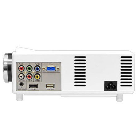 Pyle Widescreen 1080p LED Projector, 100" Viewing Screen, HDMI/USB/VGA