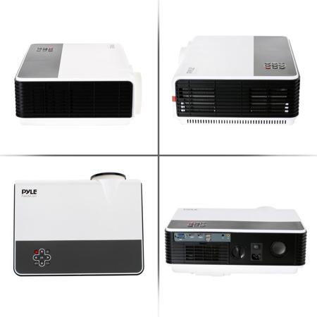 Pyle PRJLE83 Home Theater Digital LED Projector, 1280x800