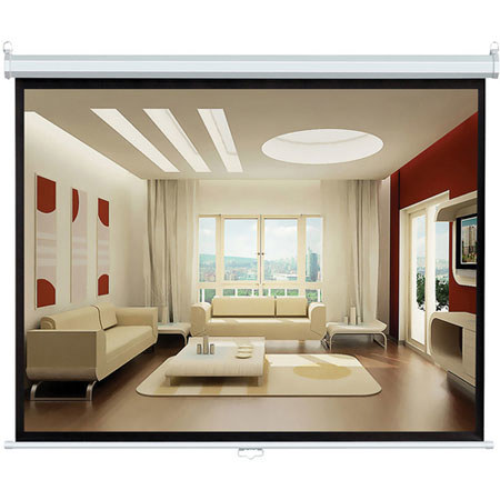 Pyle 42 x 57" Manual Self Locking Projector Screen