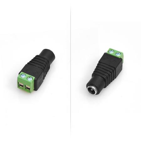 Pyle PS5A 12V AC/DC Plug-In Adapter with Cable, Male CCTV Plug Connector