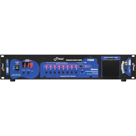 PylePro PS900 Audio Processor Power Sequencer with 9 Outputs