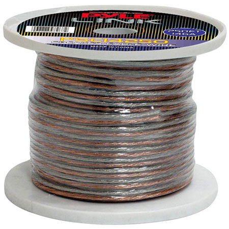 Pyle PSC14250 14 Gauge 250ft Spool of Speaker Zip Wire
