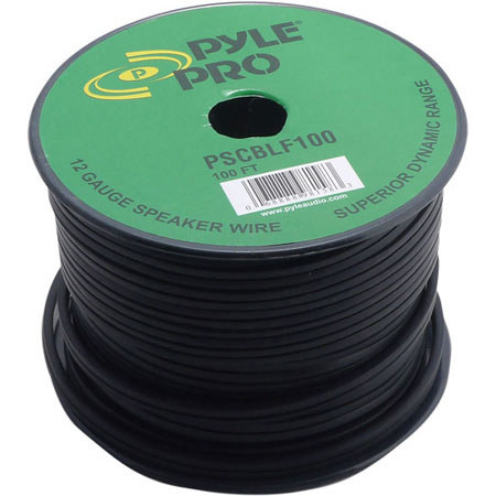 Pyle PSCBLF100 100ft 12 AWG Spool Speaker Cable