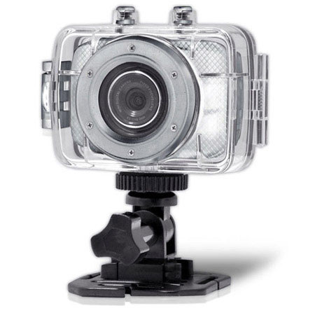 Pyle PSCHD30 High-Definition Sport Action Camera, Silver