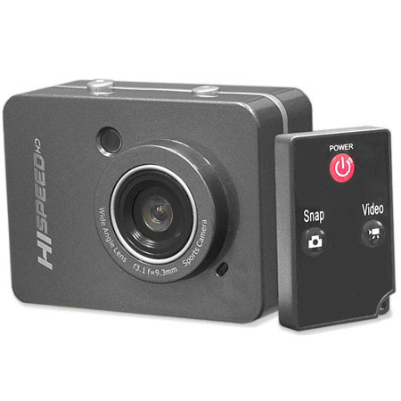 PyleSports PSCHD60 Full HD 1080P Action Camera/Camcorder, Gray