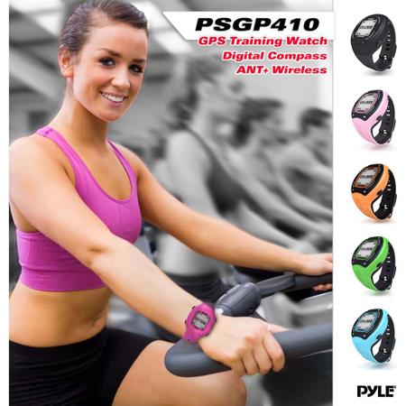 Pyle Sports Multi-Function Digital LED Sports Training Watch, Green