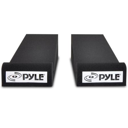 Pyle PSI01 Foam Speaker Riser Acoustic Sound Isolation Pad, Support 22 Lbs, Pair