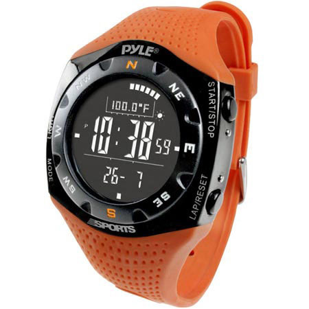 Pyle Ski Master V Professional Ski Watch, Orange