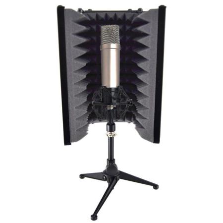 Pyle PSMRS08 Studio Mic Sound Dampening Foam Reflector Isolation Shield