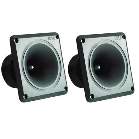 Pyle PSN1167 400 Watt 3.5" Dispersion Horn Piezo Tweeter, Pair