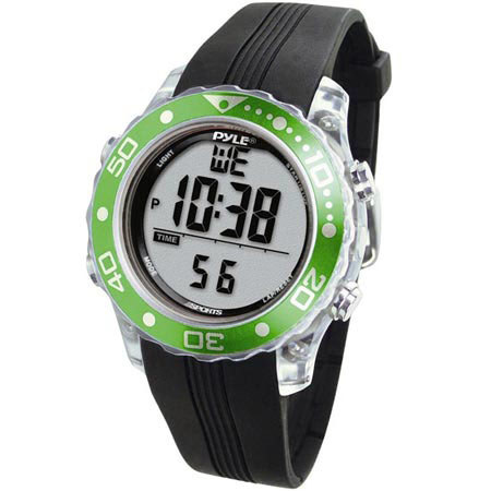 Pyle Snorkeling Master Sports Watch, Green
