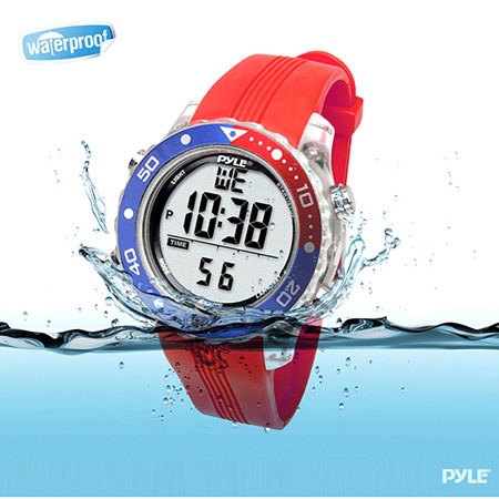 Pyle Snorkeling Master Sports Watch, Orange