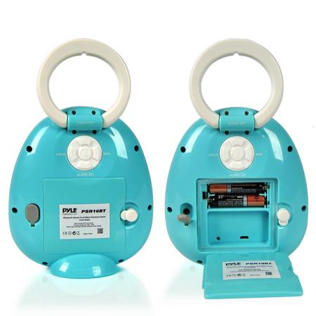 Pyle PSR16BT Bluetooth Splash Proof Water Resistant Alarm Clock Radio