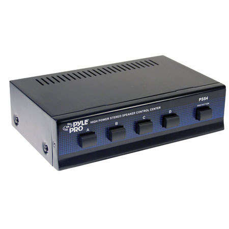 Pyle 4 Channel High Power Stereo Speaker Selector