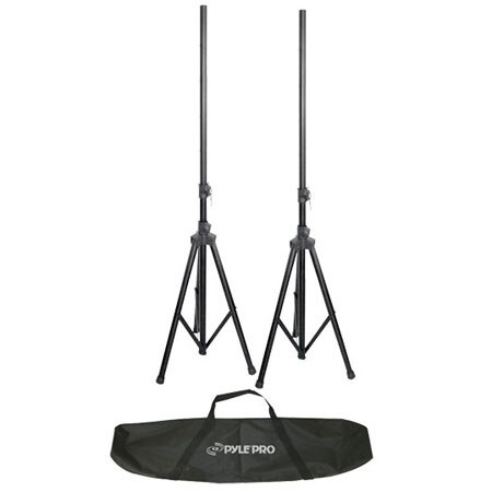 Pyle PSTK105 Heavy-Duty Dual Speaker Stand with Traveling Bag Kit
