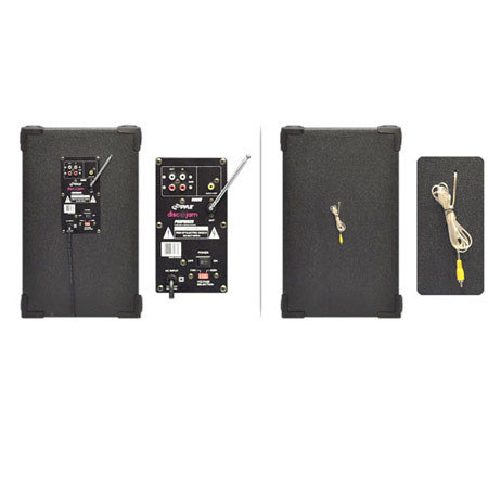 Pyle Dual 600 Watts Disco Jam Powered Two-Way PA Speaker System
