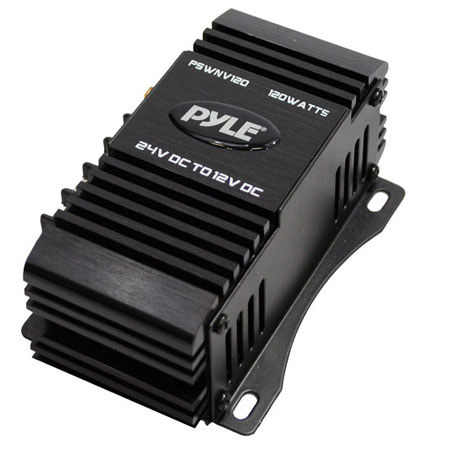 Pyle PSWNV120 24V DC to 12V DC Power Step Down 120 Watt Converter