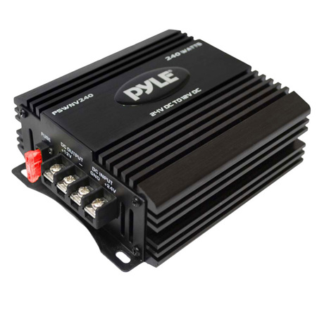 Pyle PSWNV240 24V DC to 12V DC Power Step Down 240 Watt Converter