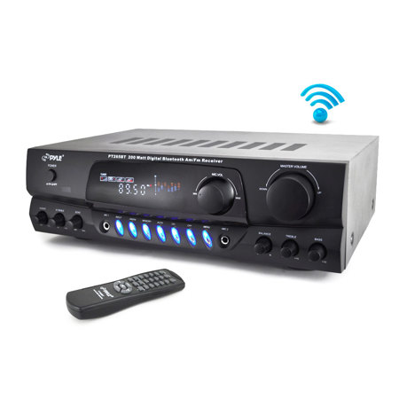 Pyle PT265BT 200W Home Theater Bluetooth Amplifier Receiver with AM/FM Radio