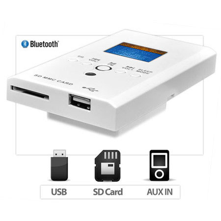 Pyle Bluetooth Enabled In-Wall Streaming Music Amplifier