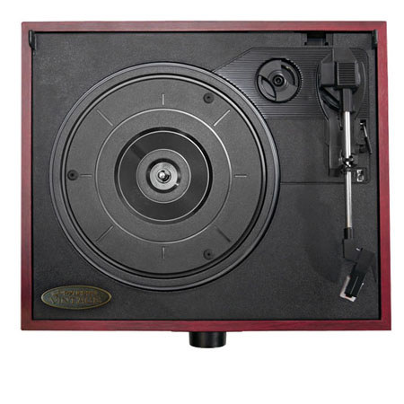 Pyle Retro Style Turntable with USB-to-PC