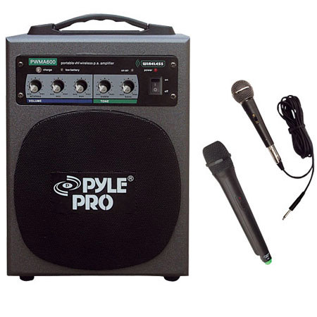Pyle 100 Watt Wireless Battery Powered PA System