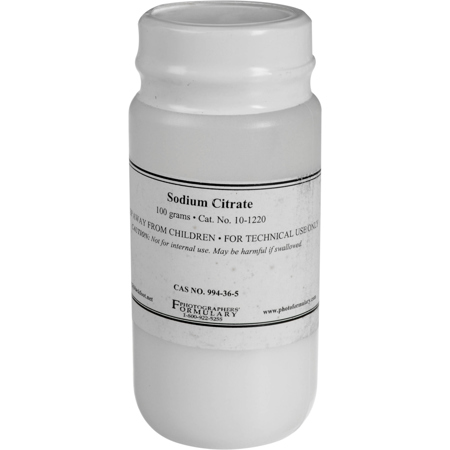 Photographers' Formulary 100g Sodium Citrate