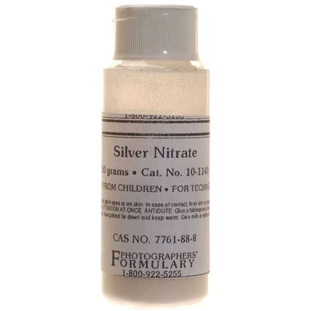 Photographers' Formulary 100g Silver Nitrate , Hazmat