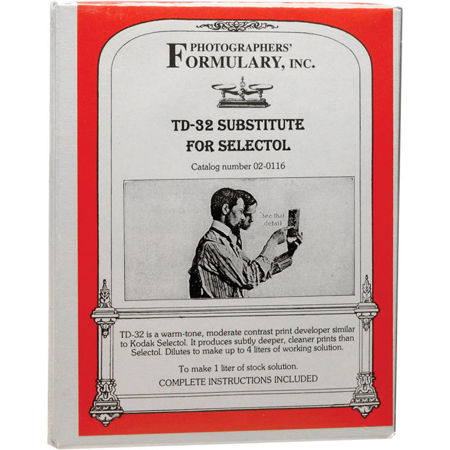 Photographers' Formulary TD-32 Film Developer, Makes 2-4Lt Solution