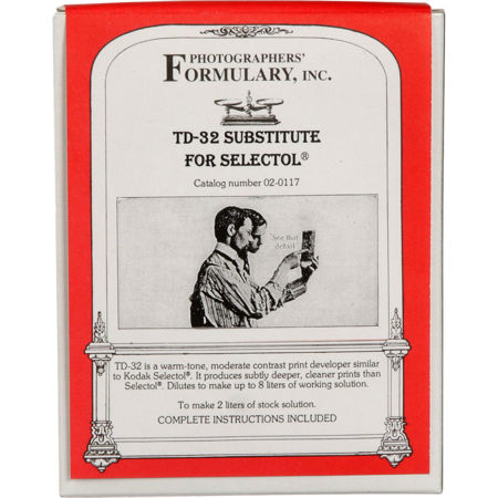 Photographers' Formulary TD-32 Film Developer, Makes 4-8Lt Solution
