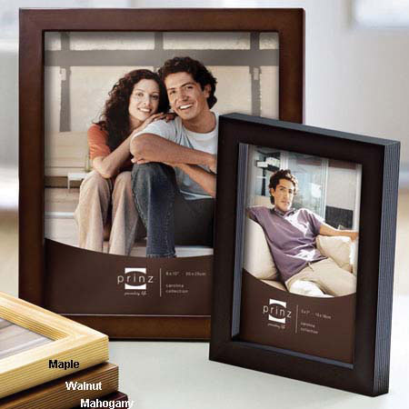 Prinz Carolina Wood Frame for 4x6in Photograph Mahogany