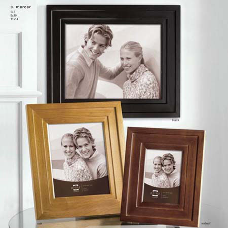 Prinz Mercer Wood Frame, for a 8" x 10" Photograph, Color: Walnut. #1532812