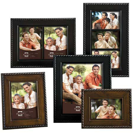 Prinz Woodridge Wood Frame 3 4x6in Photo, Dark Walnut