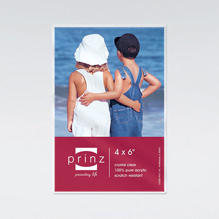 Prinz Magnetic Acrylic Frame, for 4x6" Photos.