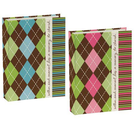 Prinz Preppy Patterns Library Bound Album for 40 Photos