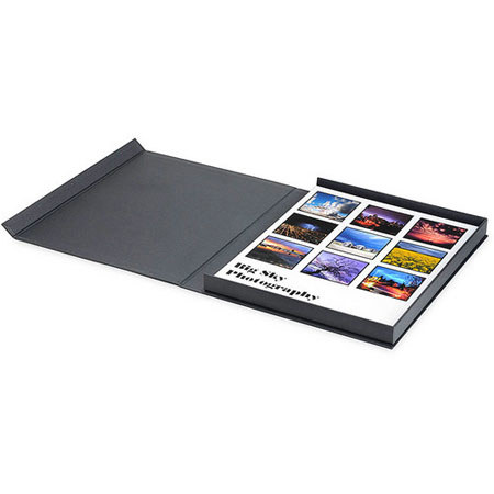 Pina Zangaro Bex Clamshell Presentation Box, 11x8.5", Charcoal
