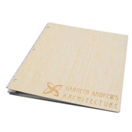 Pina Zangaro Bamboo 14x11in Presentation Book, Natural