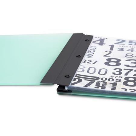 Pina Zangaro Lumen 11x8.5" Portrait Presentation Book, Glacier