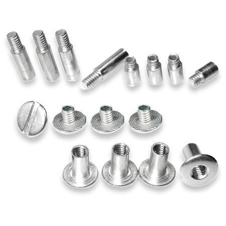 Pina Zangaro Assortment of Aluminum Screws/Posts, Zinc